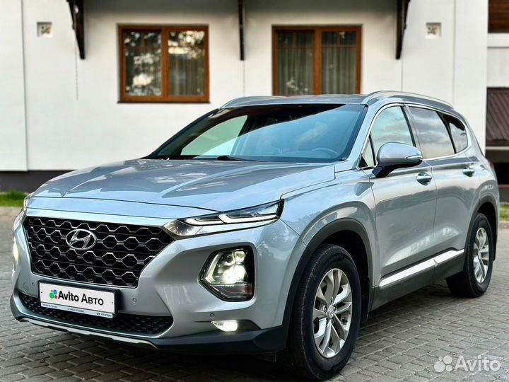 Hyundai Santa Fe 2.2 AT, 2019, 87 000 км