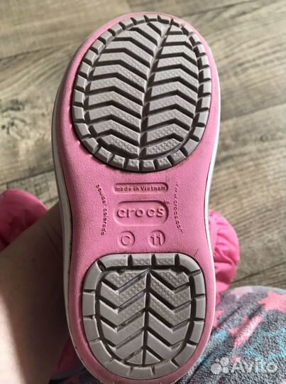 Crocs сапоги размер 28