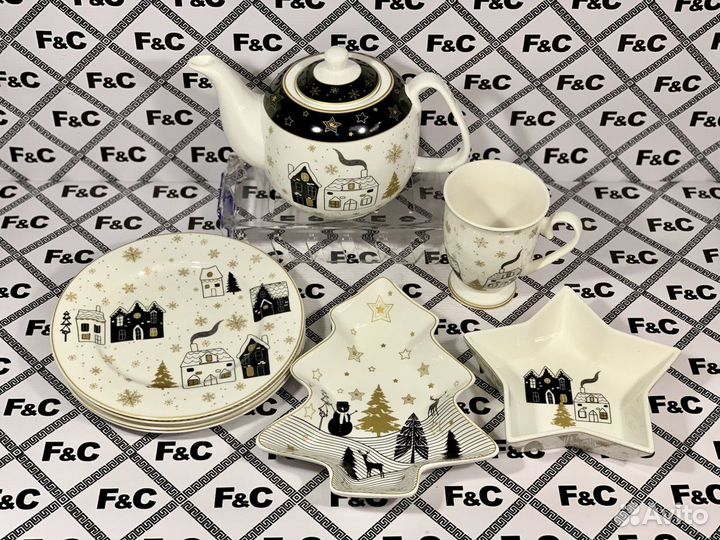 Bohemia новогодняя посуда коллекция Christmas