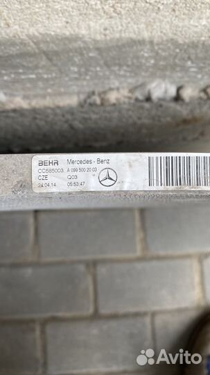 Радиатор на Mercedes