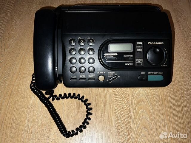 Телефон-факс Panasonic KX-FT31RS с автоответчиком