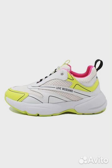 Love moschino кроссовки M.51 белые 37 241905