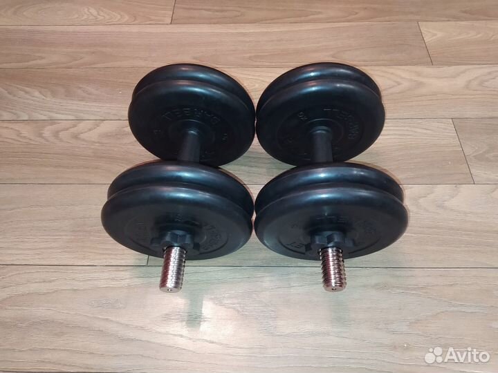 Гантели разборные MBBarbell по 22 кг (вес одной)
