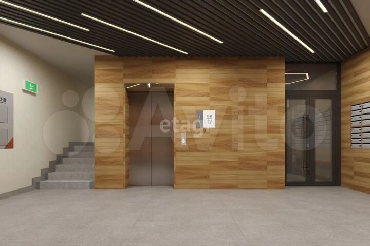 2-к. квартира, 55,3 м², 1/5 эт.