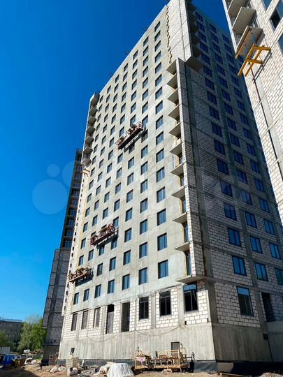 2-к. квартира, 51,3 м², 12/17 эт.