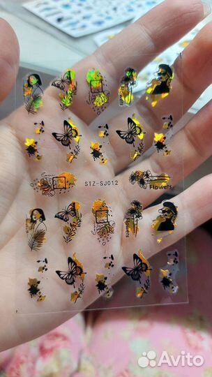 Наклейки для ногтей (слайдеры)