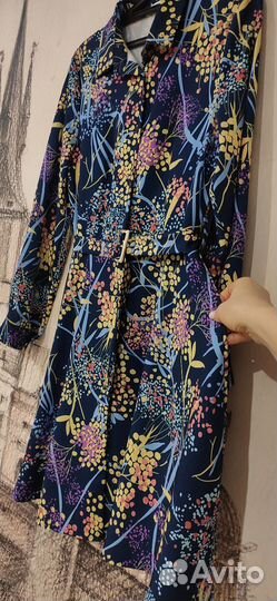 Платье рубашка р.46-48