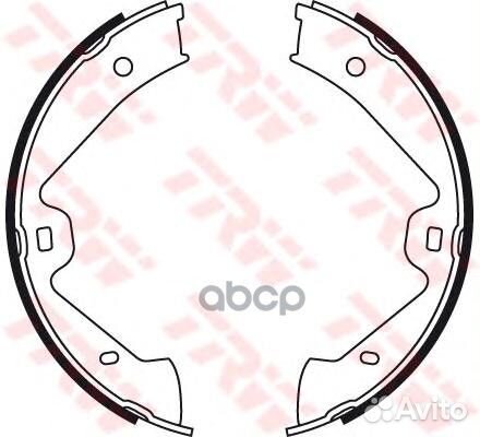 Колодки барабанные VW touareg/porsche cayenne 1