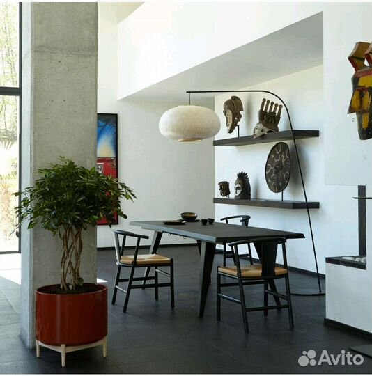 Кашпо с подставкой из гельвеи, Florian, AM.PM