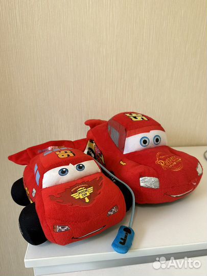 Молния mcqueen игрушка подушка