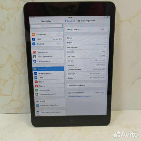 Планшет Apple iPad mini 16Гб