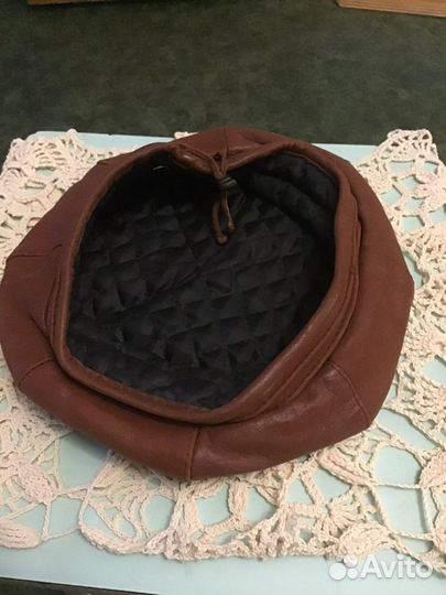 Шарф махеровый,шапка,перчатки,кожаный берет