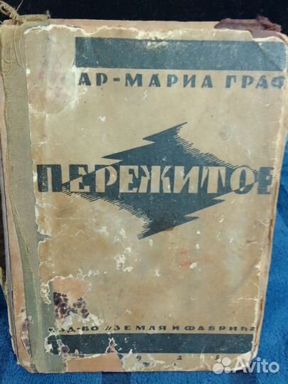 Антикварная книга Пережитое