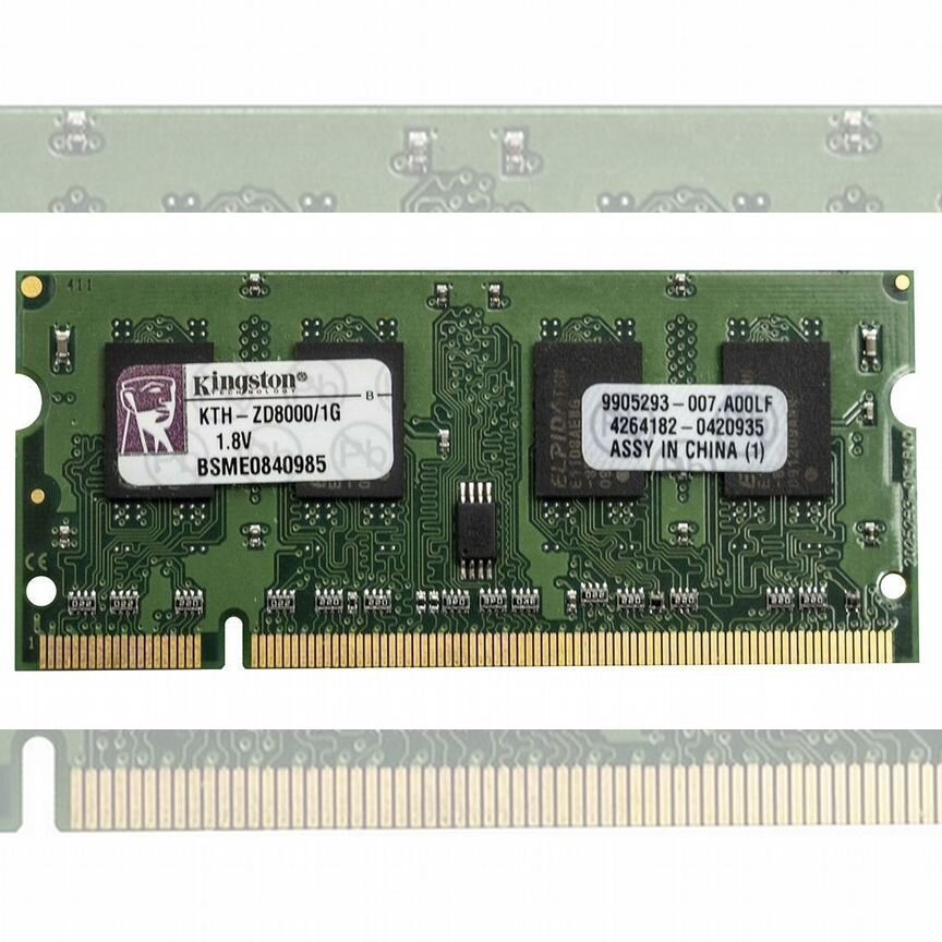 [KTH-ZD8000/1G] Оперативная Память Hp (Kingston) Pe832a 1gb Kth-Zd8000/1g