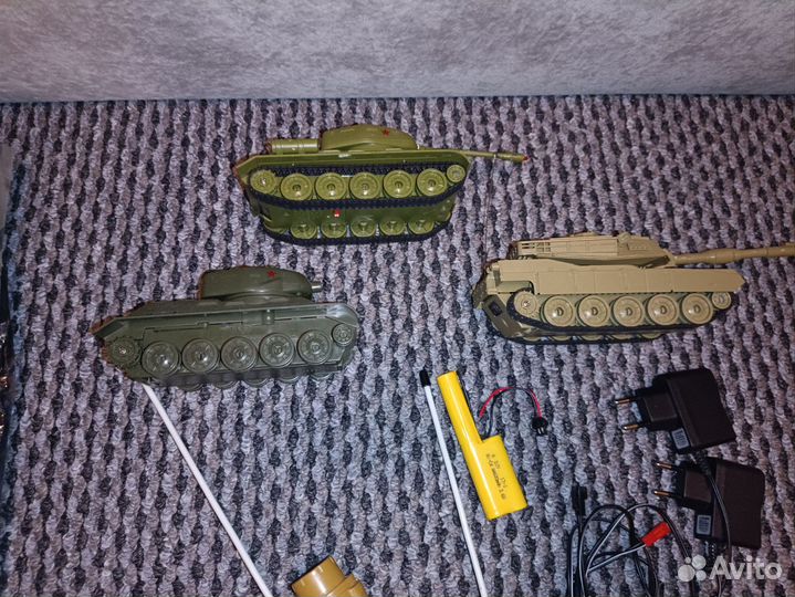 Танковый бой на радиоуправлении