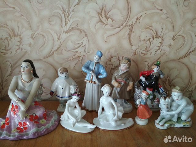 Фарфоровые статуэтки времен СССР