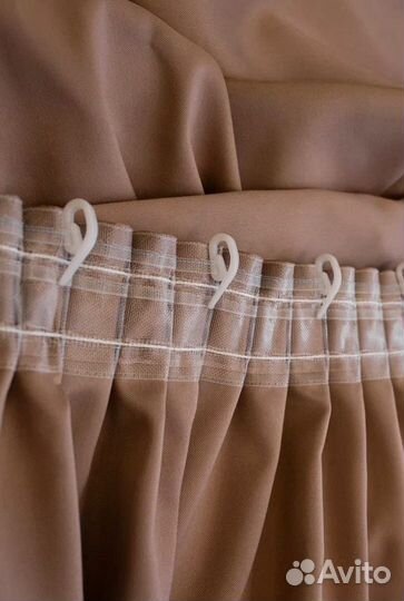 Комплект штор 280х250см, Капучино