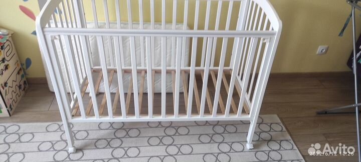 Кроватка детская fiorellino с матрасом