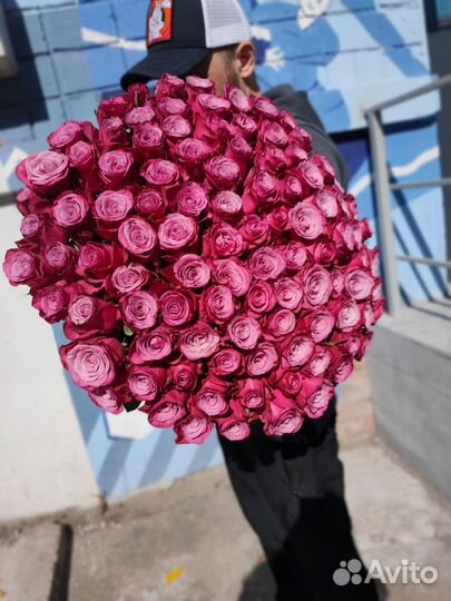 101 роза премиум