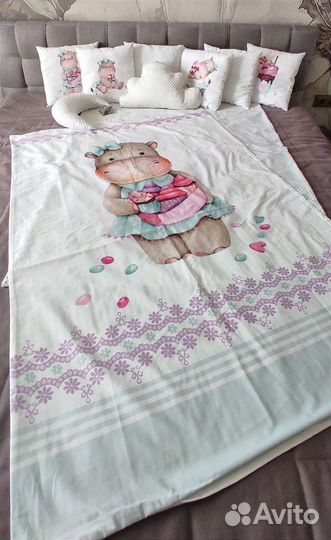 Детское постельное белье новое