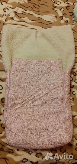 Конверт в коляску на овчине