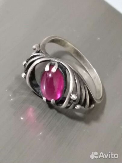 Кольцо из серебра 875 пробы
