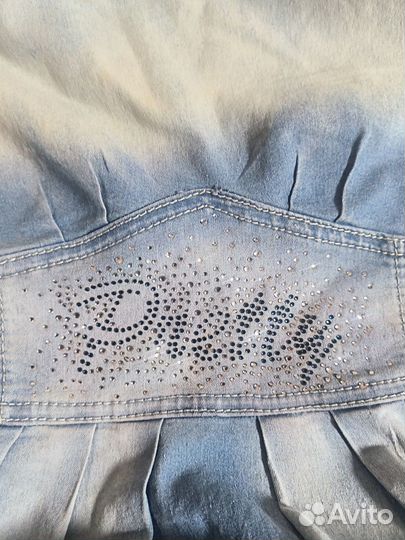 Джинсовый сарафан для девочки