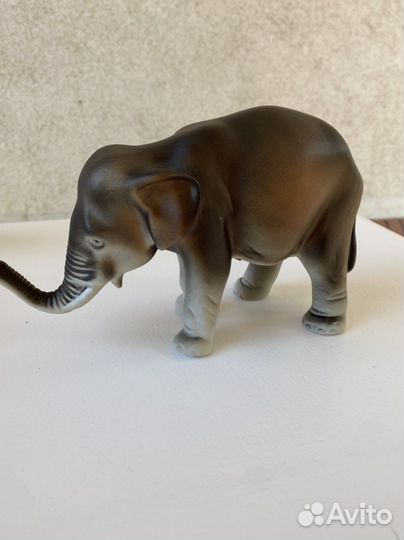 Фарфоровый чешский слон. Royal Dux. Bohemia