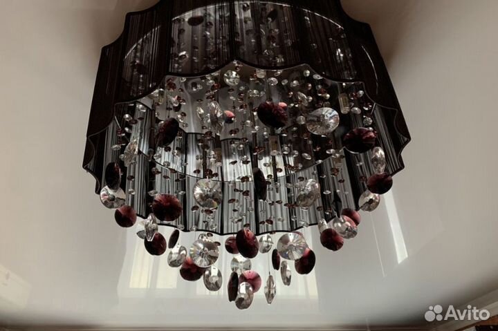 Люстра потолочная с абажуром и торшер mw-light