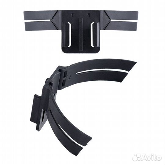 Крепление GoPro на подбородок мотошлема на липучке