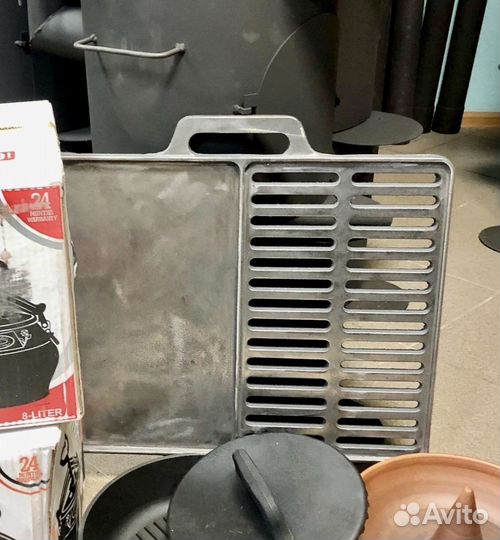 Решетка гриль-противень чугунный