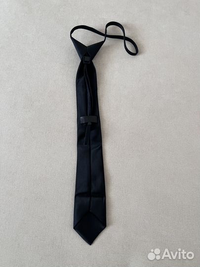 Галстук черный детский 34 см