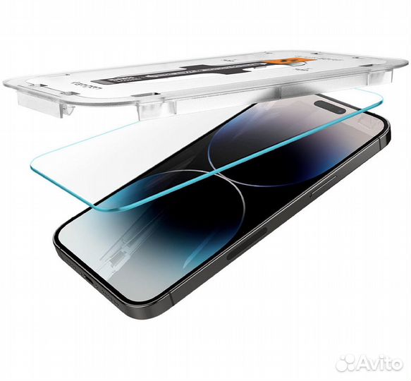 Защитное стекло Spigen Glas.tR EZ Fit 2 Pack