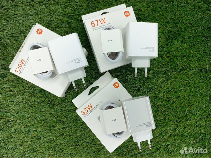 Зарядное устройство 120 Xiaomi type-C С адаптером