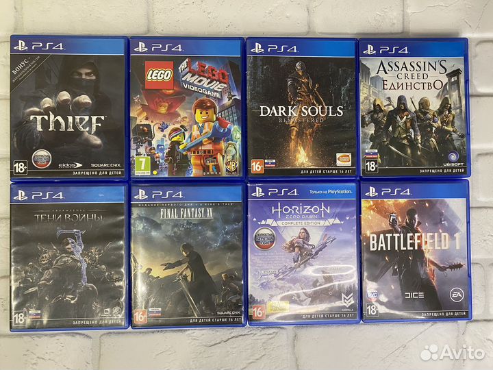 Игры на Sony PS4