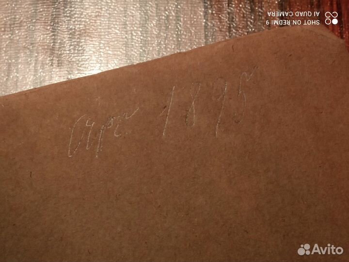 Старинный альбом для фото 1895г. Стиль модерн