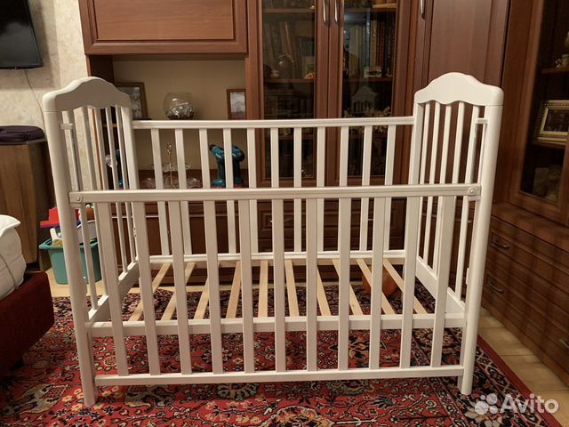 Детская кроватка белая Forest