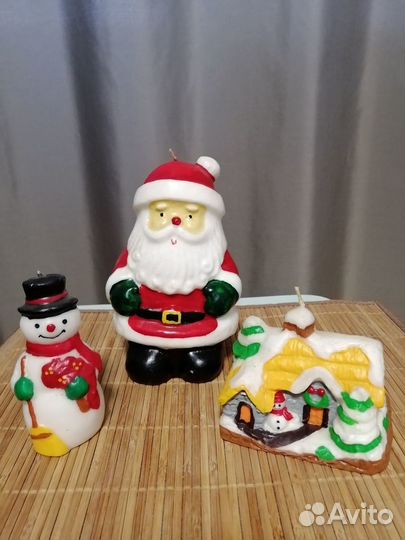 Свечи новогодние