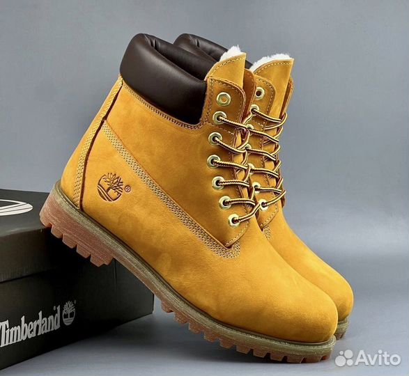 Ботинки с мехом Timberland 6 inch premium