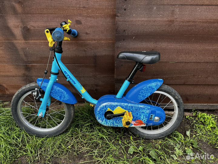 Детский велосипед 14 дюймов btwin