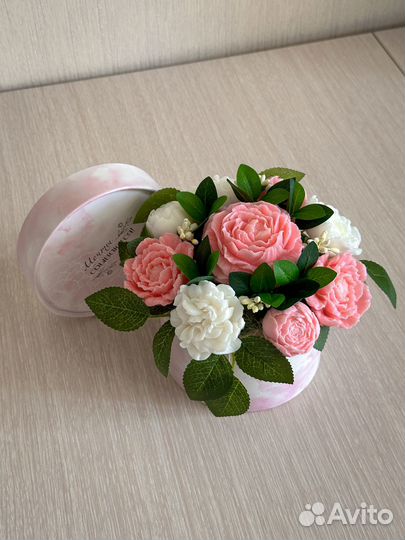 Букет цветы из мыла