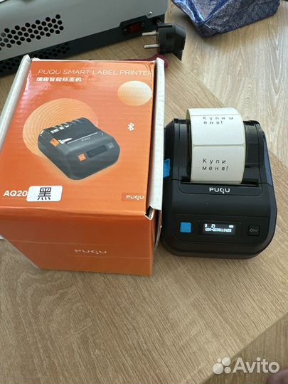 Pudu термопринтер bluetooth