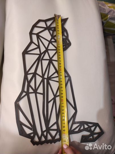 Пано из металла Кошка