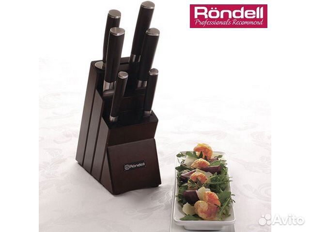 Премиальный набор ножей Rondell Holzen RD-453
