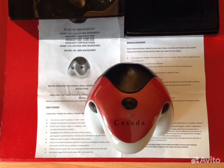 Массажер для ног рук. Мини. Ручной на батарейках