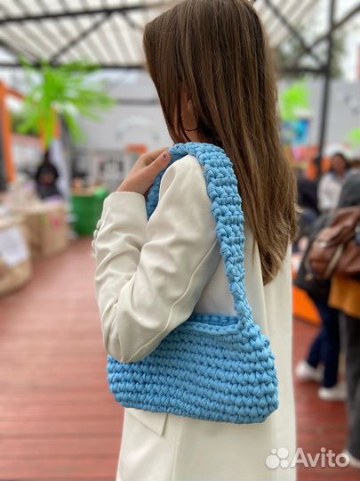 Хлопковая сумка ручной работы