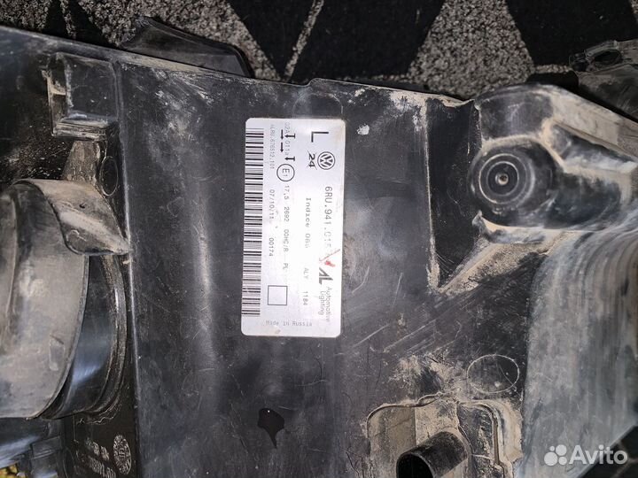 Фары на volkswagen polo