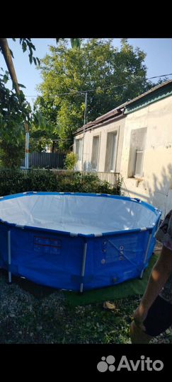 Каркасный бассейн бу 305 на 76