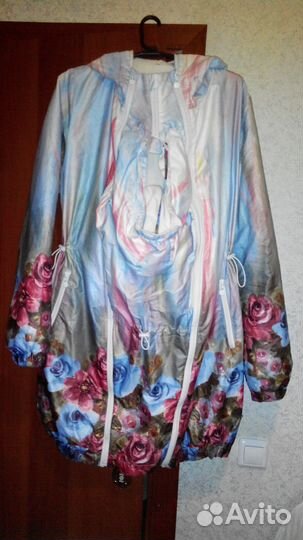 Слингокуртка I love mum Вуаля цветочный вальс