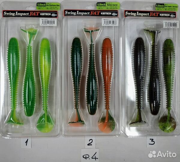 Приманка рыболовная Keitech Swing Impact Fat 6.8